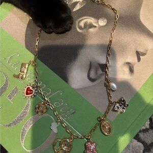 Target Gold Charm Necklace